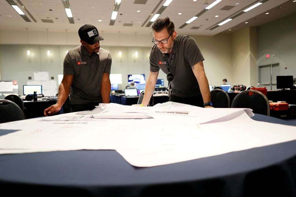 Decibel Events team managing large-scale event